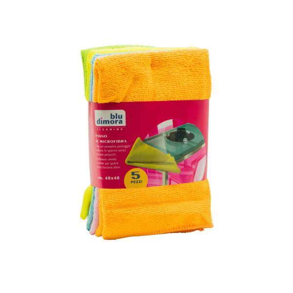 Panni Asciugatura In Microfibra Elite - 2 Pezzi, 63x91 Cm, Trama A Nido D'Ape, Blu - Foto 8