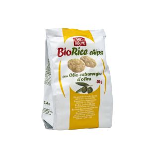 Bio Rice Chips all'Olio Extravergine di Oliva Bio Break 40 G