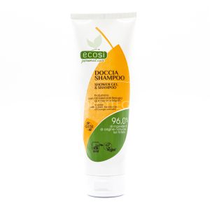 Doccia Shampoo con Oli Essenziali Biologici di Arancio e Menta Ecosì 250Ml