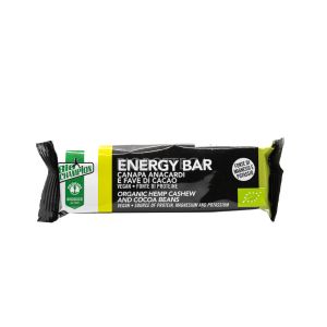 Bio Champion Energy Bar Canapa, Anacardi e Fave di Cacao Probios 45G
