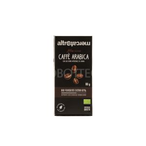 Tavoletta Fondente Extra 61% Mascao Caffè Arabica Altromercato 80G