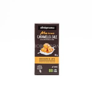 Cioccolato Mascao al Latte Caramello e Sale Altromercato 80G