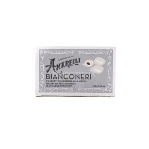 Bianconeri Liquirizia Confettata alla Menta NON BIO Amarelli 100G