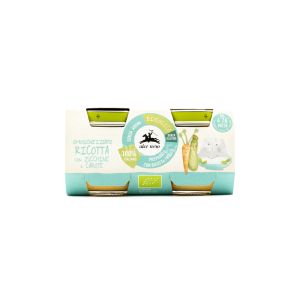 Omogeneizzato Ricotta con Zucchine e Carote Alce Nero 160G