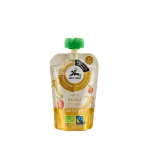 Purea di Mela e Banana Alce Nero 100G
