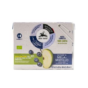 Nettare di Mela e Mirtillo Alce Nero 600ML