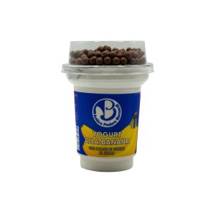 Yogurt alla Banana con Palline di Cereali e Cioccolato Antico Podere Bernardi 150 G