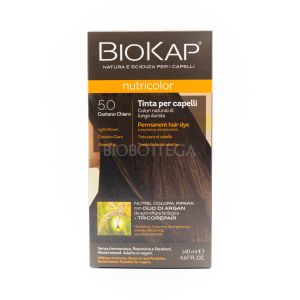 Tinta per Capelli 5.0 Castano Chiaro BioKap Nutricolor 140 ML