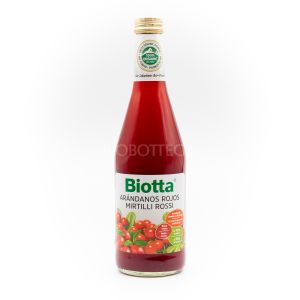 Succo Mirtilli Rossi Biotta 500 ML