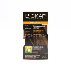 Tinta per Capelli 7.0 Biondo Medio BioKap Nutricolor