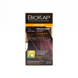 Tinta per Capelli 7.5 Biondo Mogano BioKap Nutricolor