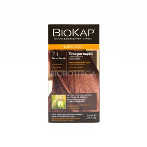 Tinta per Capelli 7.4 Biondo Ramato BioKap Nutricolor