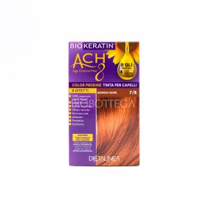Tinta per Capelli 7/R Biondo Rame Biokeratin Ach8