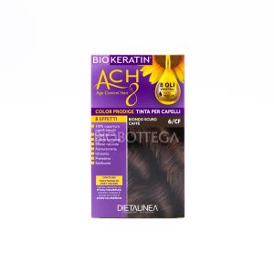 Tinta per Capelli 6/CF Biondo Scuro Caffè Biokeratin Ach8