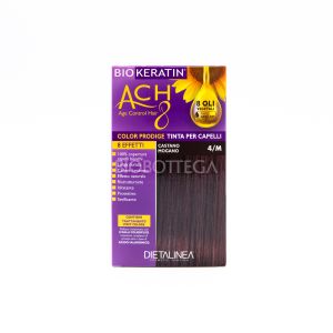 Tinta per Capelli 4/M Castano Mogano Biokeratin Ach8