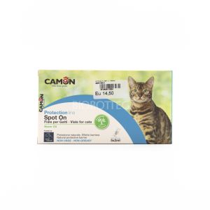 Fiale Spot On per Gatti con Olio di Neem CAMON
