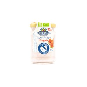 Yogurt Magro alla Fragola Cascina Bianca 125G