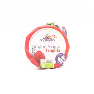 Yogurt Magro alla Fragola Cascina Bianca 500G