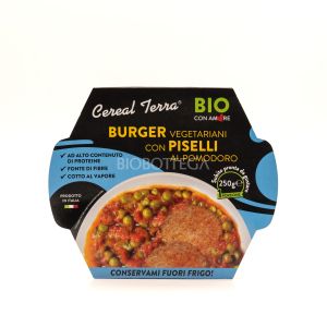 Burger Vegetariani con Piselli al Pomodoro Cereal Terra 250G