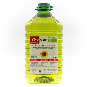 Olio di Semi di Girasole Crudolio Alto Oleico 5 L