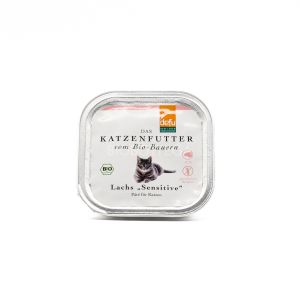 Pâté Sensitive di Salmone per Gatti Defu 100G