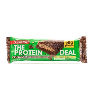 Barretta The Protein Deal Crunchy al Cioccolato e Nocciole NON BIO Enervit 55G