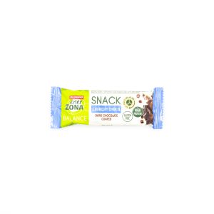 Barretta EnerZONA Snack Crunchy Choco Dark Chocolate Coated NON BIO Enervit 33G