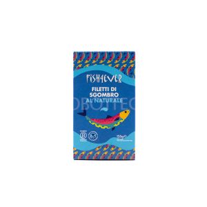 Filetti di Sgombro al Naturale NON BIO Fish 4Ever 125G
