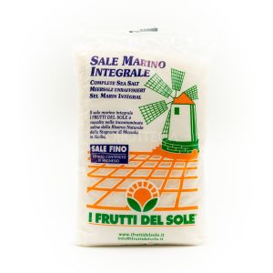 Sale Marino Integrale Fino NON BIO I Frutti del Sole 1 KG