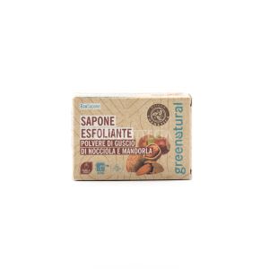 Sapone Esfoliante Nocciola e Mandorla Greenatural 100G