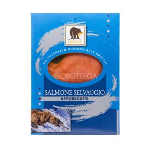 Salmone Selvaggio Affumicato NON BIO Grizzly 100 G