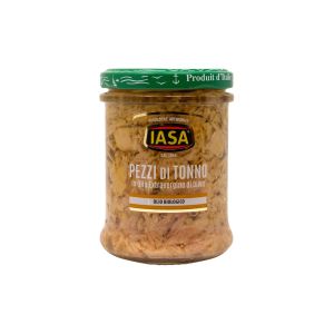 Pezzi di Tonno NON BIO In Olio Extra Vergine di Oliva Iasa Il Gustoso 200 G