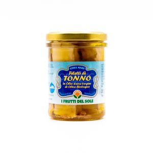 Filetti di Tonno NON BIO in Olio Extravergine di Oliva I Frutti del Sole 200G