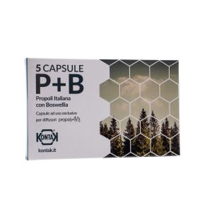 5 Capsule P+B Propoli Italiana con Boswellia Kontak 10 G