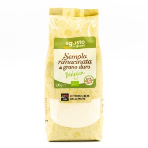 Semola Rimacinata di Grano Duro Libera Terra 500 G