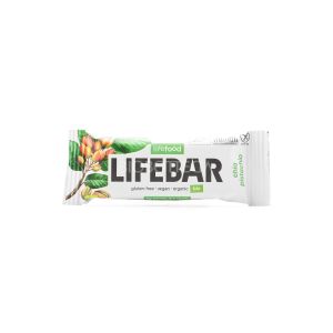 LIFEBAR Barretta Superfood Pistacchio, Chia e Erba Di Orzo Lifefood 40G