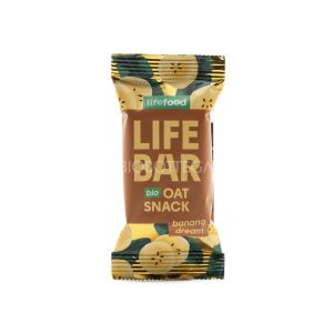LIFEBAR Oat Snack Banana Dream Lifefood 40G