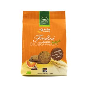 Frollini all'Arancia con Fave di Cacao Libera Terra 300G