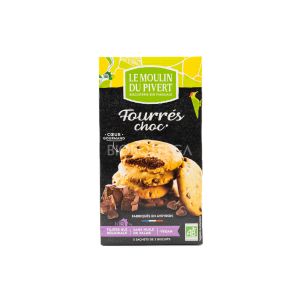 Fourrés Choc Biscotti Ripieni al Cioccolato Le Moulin Du Pivert 175G