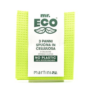 3 Panni Spugna in Cellulosa mr Eco