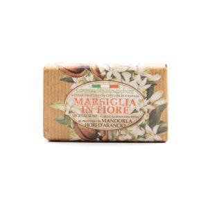 Marsiglia in Fiore Mandorla e Fiori d'Arancio Saponeria Nesti Firenze 125G