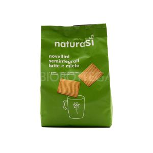 Novellini Semintegrali Latte e Miele NaturaSi 300G