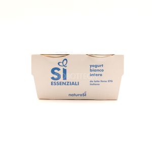 Yogurt Bianco Intero Sì Essenziali NaturaSì 2x125G