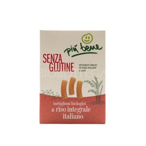 Tortiglioni di Riso Integrale Senza Glutine Più Bene 250G 