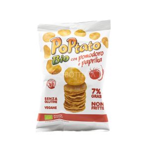 Patatine con Pomodoro e Paprika Poptato 40G