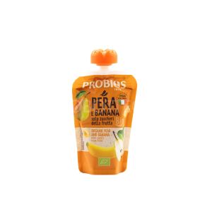 100% Polpa di Pera e Banana Probios 100G