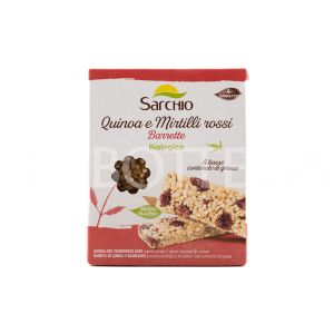 Barrette Quinoa e Mirtilli Rossi Sarchio 80G
