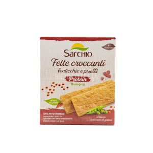 Fette Croccanti Lenticchie e Piselli Sarchio 4x30G