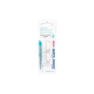 Testine di Ricambio per Spazzolino Medio con Argento Antibatterico SilverCare