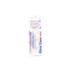 Testine di Ricambio per Spazzolino Sensitive con Argento Antibatterico SilverCare